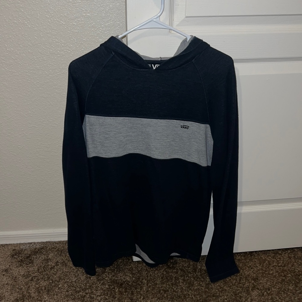 Navy Blue and Gray Vans Hoodie